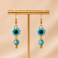 Turquoise Bloom Earrings