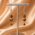 Tigers Eye Drop Earrings