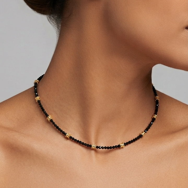 Golden Whisper Mangal Sutra Choker