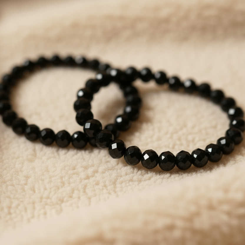 Black Bead Bracelets