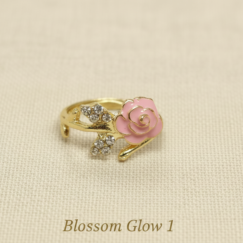 Blossom Glow 1 - Pink Rose Ring