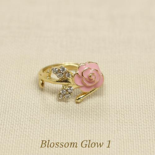 Blossom Glow 1 - Pink Rose Ring