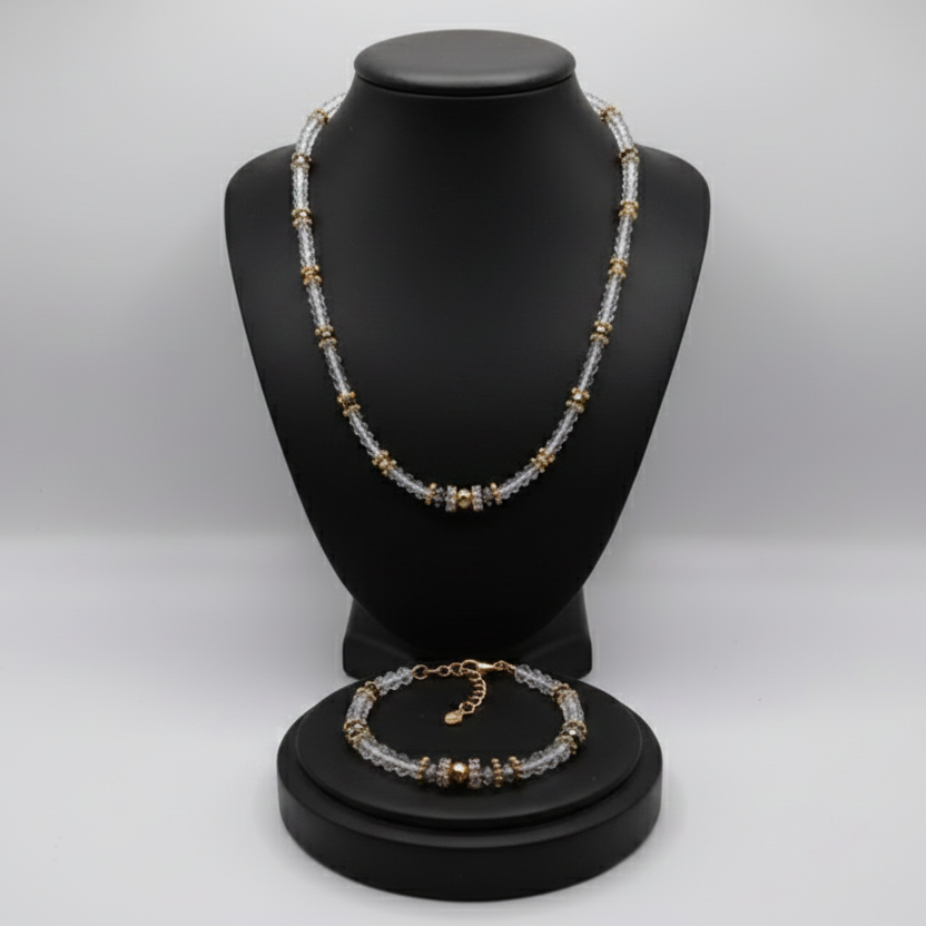 Crystal Goddess Set on Matte Black Display