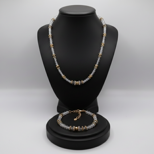 Crystal Goddess Set on Matte Black Display