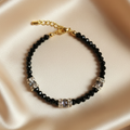 Divine Grace Bracelet on Cream Silk