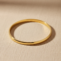 Gold Bangle - Flat View