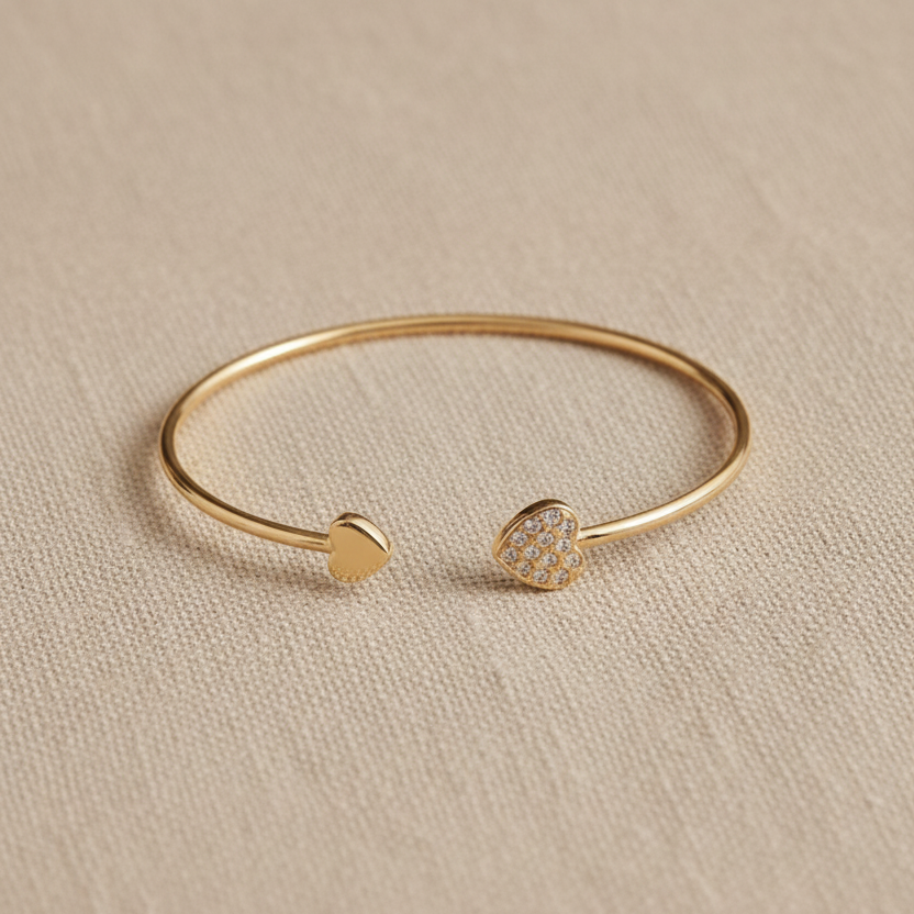 Heart Bracelet - On Model