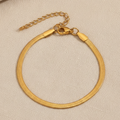 Snake Bone Bracelet 3 - Beige Background
