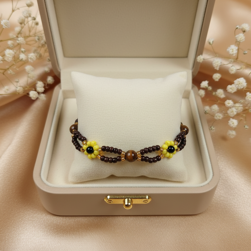 Tiger's Eye Bracelet - Enhanced in Display Box