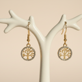Tree of Life earrings on branch holder
