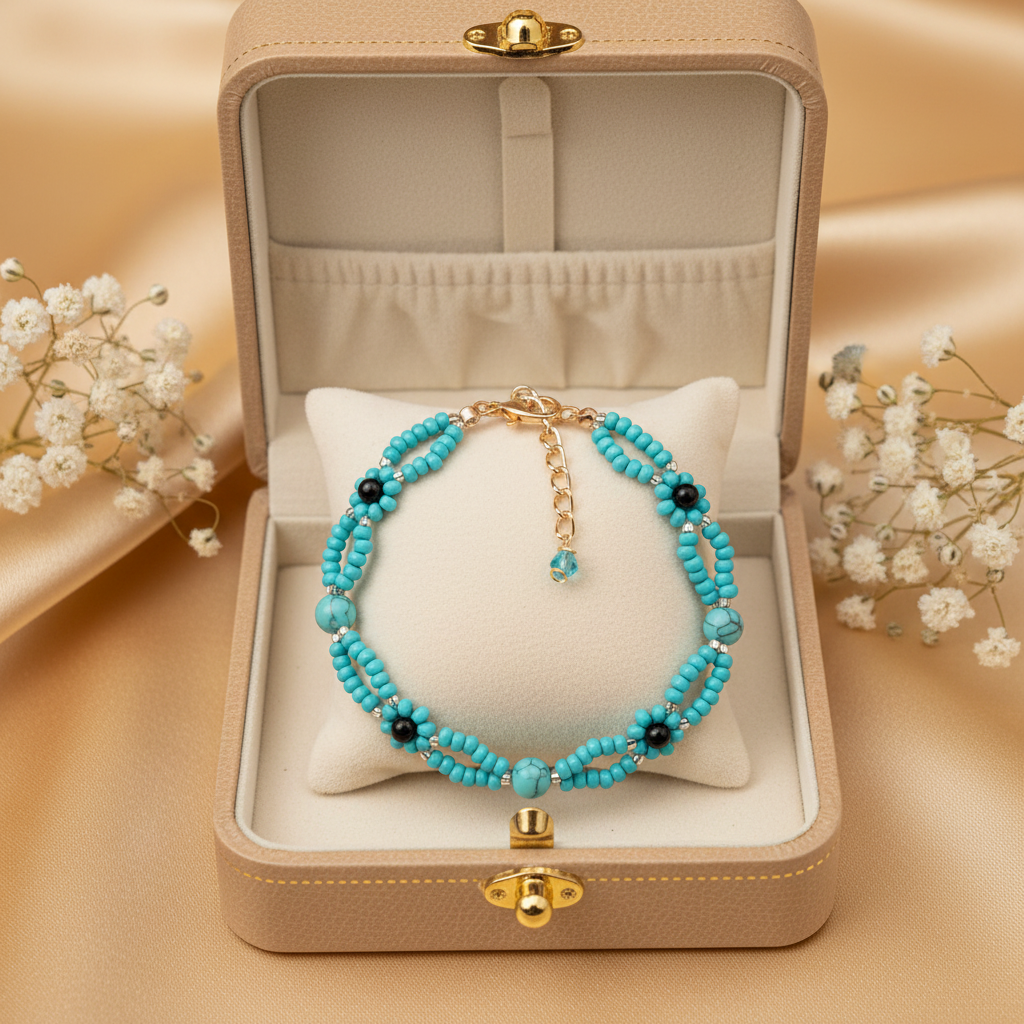Turquoise Bracelet - Enhanced in Display Box